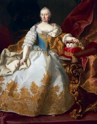Maria Theresa, Empress of Austria, 1744